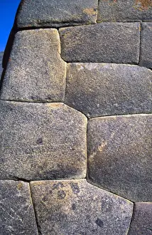 Cusco Cityscape Prints: Stonewall in Cusco