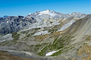 Summit of Mt Wildhorn with remnants of the glacier Glacier du Wildhorn, Bernese Alps, Switzerland Summit of Mt Wildhorn with remnants of the glacier Glacier du Wildhorn, Bernese Alps, Switzerland