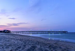 The Sun Set on the Nags Head Fishing Pier The Sun Set on the Nags Head Fishing Pier