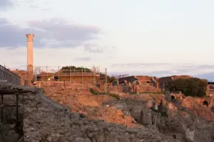 Mt Vesuvius Eruption Prints: Sunset