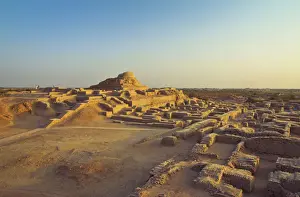 Indus Valley Civilization Prints: Sunset at Mohenjo-daro