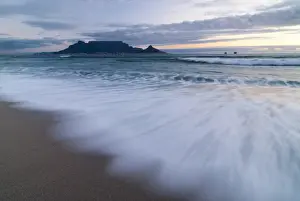 Table Mountain Panorama Prints: Table Mountain, Lions Head and Devils Peak in the evening light