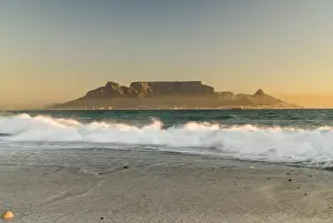 Table Mountain Panorama Prints: Table Mountain, Lions Head and Devils Peak in the evening light