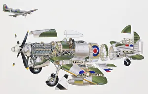 Tempest Mk II, Royal Air Force (RAF) fighter aircraft of World War II Tempest Mk II, Royal Air Force (RAF) fighter aircraft of World War II
