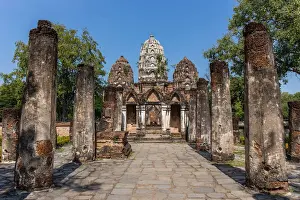 UNESCO World Heritage Site Sukhothai Prints: Temple at Sukhothai