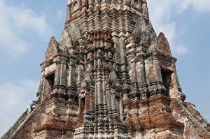 Temple, Wat Chai Watthanaram, Ayutthaya, Thailand Temple, Wat Chai Watthanaram, Ayutthaya, Thailand
