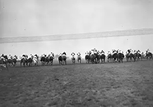 Horse Racing In England Prints: They're Off
