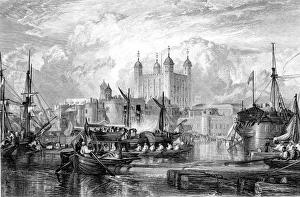 The Tower of London, engraved by Miller published 1831 (illustration) The Tower of London, engraved by Miller published 1831 (illustration)