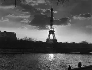 Iconic Buildings In Europe Prints: Tower By Twilight