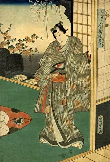Traditional Japanese Woodblock print of Actor Traditional Japanese Woodblock print of Actor