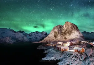 Prints of Hamnoy, Lofoten islands, Norway. winter Norway Prints: Hamnoy, Lofoten Islands Winter Print