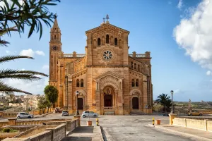 Village Prints: Ta Pinu Church Print - Gozo, Malta