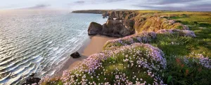 Magical Cornwall Seascape Print of Bedruthan Steps