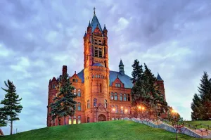 University Prints: Fine Art Storehouse Print of Crouse College Bell Tower