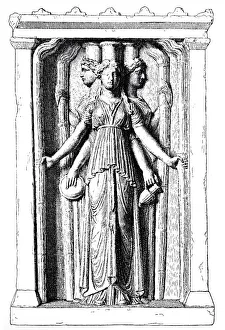 Subjects/greek mythology decor prints/triform hecate goddess magic theurgy Subjects/greek mythology decor prints/triform hecate goddess magic theurgy