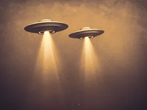 Unidentified flying objects, illustration Unidentified flying objects, illustration