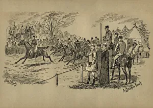 Digital vision vectors/university cambridge varsity horse race 1890s Digital vision vectors/university cambridge varsity horse race 1890s