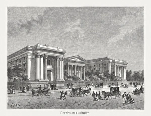 University of New Orleans in the 19th century, published 1880 University of New Orleans in the 19th century, published 1880