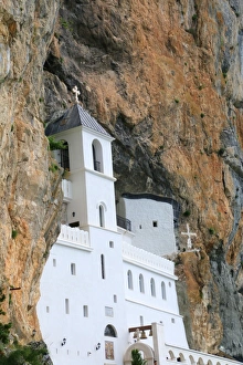 Upper church of Ostrog Monastery, Montenegro Upper church of Ostrog Monastery, Montenegro