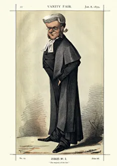 Vanity fair caricature of Chief Justice William Bovill Vanity fair caricature of Chief Justice William Bovill