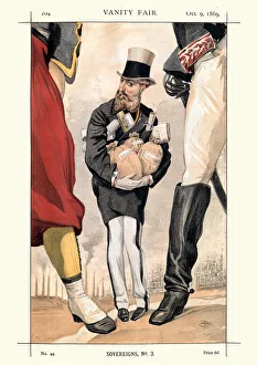 Vanity fair caricature of King Leopold II of Belgium Vanity fair caricature of King Leopold II of Belgium