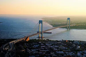 The Verrazano Narrows Bridge and Staten Island The Verrazano Narrows Bridge and Staten Island