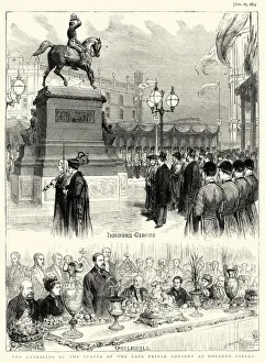 Victorian London - Statue of Prince ALbert, Holborn Circus Victorian London - Statue of Prince ALbert, Holborn Circus