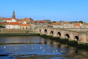View of Berwick-upon-Tweed, England View of Berwick-upon-Tweed, England