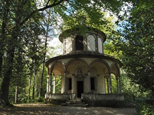 View Of Chapel XV, Sacred Mountain Of Orta, Unesco World Heritage Site, Northern Italy View Of Chapel XV, Sacred Mountain Of Orta, Unesco World Heritage Site, Northern Italy