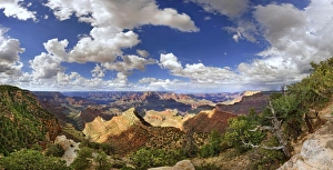View of the Grand Canyon, viewing point Mather Point, South Rim, Grand Canyon, at Tusayan View of the Grand Canyon, viewing point Mather Point, South Rim, Grand Canyon, at Tusayan