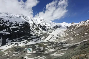 View from Kaiser-Franz-Josefs-Hoehe over Pasterze Glacier with Grossglockner Mountain View from Kaiser-Franz-Josefs-Hoehe over Pasterze Glacier with Grossglockner Mountain