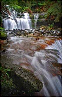 A view of Liffey Falls in Central Tasmania A view of Liffey Falls in Central Tasmania