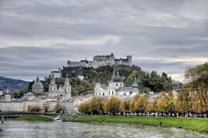 View of the old town of Salzburg - Austria View of the old town of Salzburg - Austria