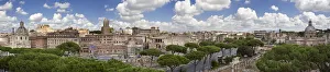 View of Rome from the Capitoline Hill, Rome, Italy, Europe View of Rome from the Capitoline Hill, Rome, Italy, Europe
