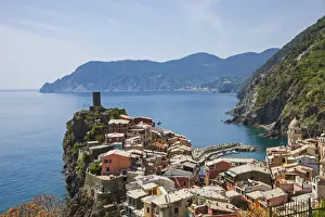 Cinque Terre National Park Landscape Prints: View of the town