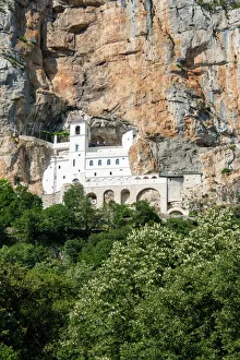 Travel imagery/travel destinations/view upper ostrog monastery montenegro Travel imagery/travel destinations/view upper ostrog monastery montenegro