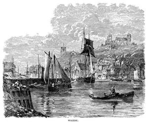 View of Whitby, Yorkshire (Victorian engraving) View of Whitby, Yorkshire (Victorian engraving)