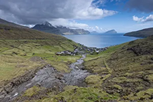 Village of Kvivik, Streymoy, Faroe Islands, Denmark Village of Kvivik, Streymoy, Faroe Islands, Denmark
