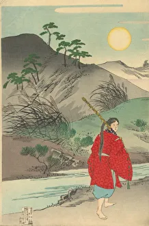 Vintage Japanese Woodblock print of Samuri Vintage Japanese Woodblock print of Samuri
