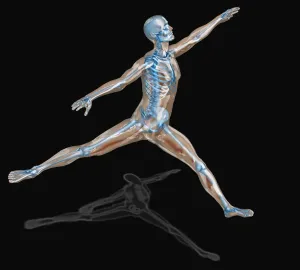 Digitally Generated Ballet Dancer Print