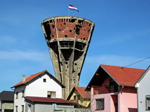 Vukovar, Croatia, Watertower Vukovar, Croatia, Watertower