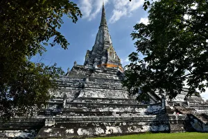 Wat Phu Khao Thong temple Ayutthaya Thailand Wat Phu Khao Thong temple Ayutthaya Thailand