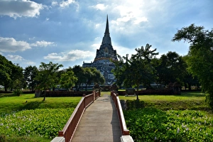 Wat Phukhao Thong temple Ayutthaya Thailand Wat Phukhao Thong temple Ayutthaya Thailand