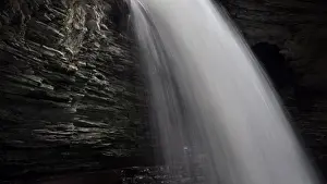 Long Exposure Waterfall Photos Prints: Waterfall close up