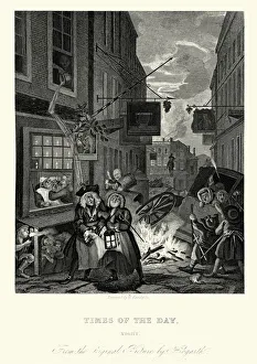 William Hogarth Four Times of the Day - Night William Hogarth Four Times of the Day - Night