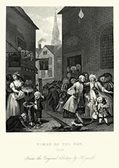 William Hogarth Four Times of the Day - Noon William Hogarth Four Times of the Day - Noon