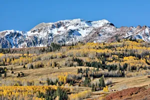 Wilson Mesa in autumn colors, San Juan Mountains, near Telluride, Colorado, USA Wilson Mesa in autumn colors, San Juan Mountains, near Telluride, Colorado, USA