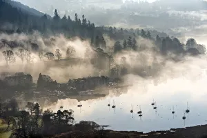 Windermere sunrise landscape. Cumbria. UK Windermere sunrise landscape. Cumbria. UK