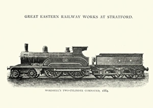 Wordsells two cylinder compound Locomotive, 1884 Wordsells two cylinder compound Locomotive, 1884
