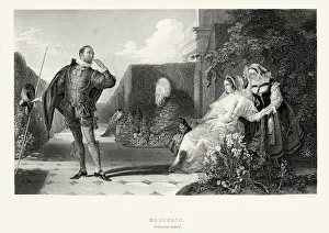 Works of William Shakespeare - Malvolio from Twelfth Night Works of William Shakespeare - Malvolio from Twelfth Night